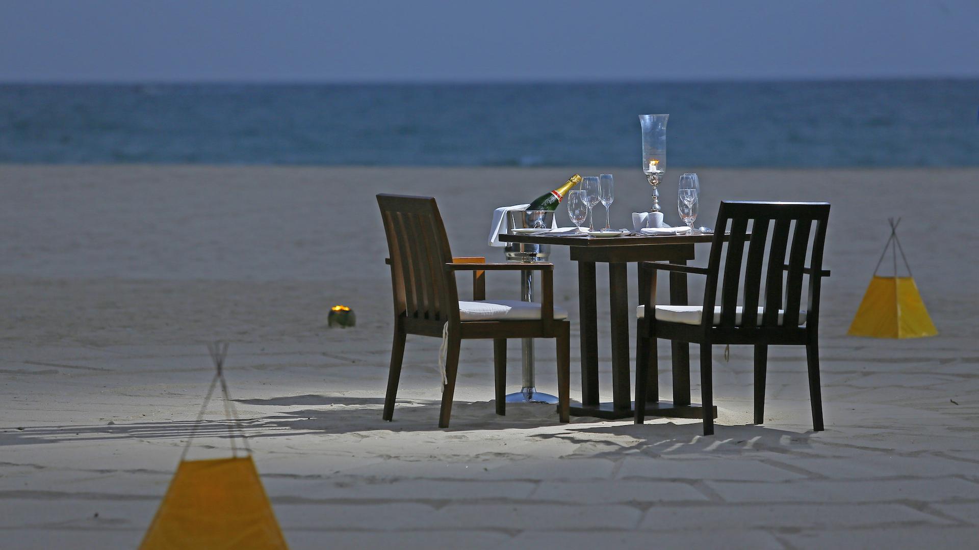 Private Dining by the Beach